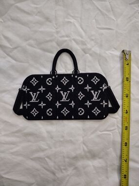 Luxury Iron On Patch Black and White Brand New
